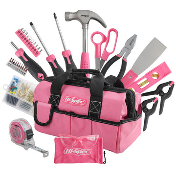 130 Pieces of Household Tool Set, Daily Home Repair Kit, Hammer Screwdriver Set, Suitable for Women's DIY Crafts and Daily Maintenance