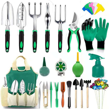 21-piece aluminum alloy gardening tool set, lightweight and durable garden tool gift set with storage bag (garden lawn care)