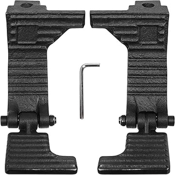 2PCS Excavator Foot Pedals Fit for Kubota 15/20/30 Excavator, Mini Excavator Parts Accessories, Digging Walking Pedal Set, Drilling-Free Welding Directly Install, Replacement Part