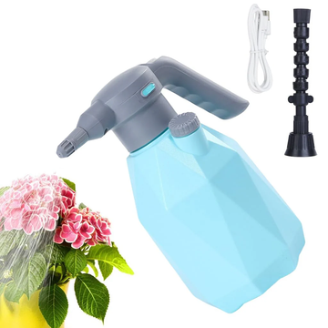 EVERDANT 0.5 Gallon Electric Sprayer,Extended Nozzle 2L Automatic Watering,Can Rechargeable Battery Powered Sprayer with Adjustable Spout for Garden,Fertilizing,Cleaning