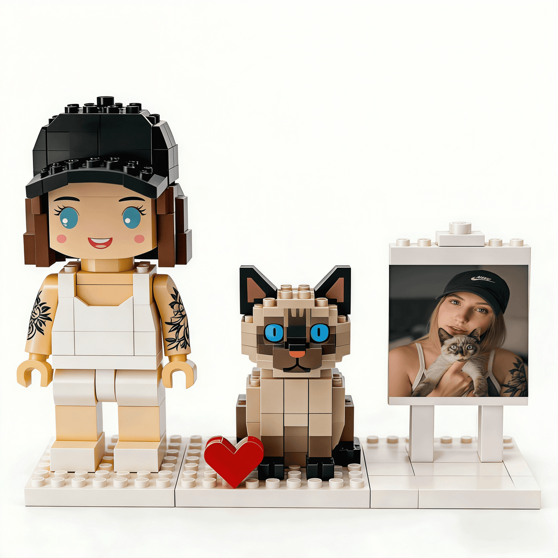 Photo Custom Building Blocks, Educational Puzzle Toys, Customized Bricks for Couples & Pets, DIY Personalized Bricks, Upload Photo for Custom Brick Set, Perfect Gift for Holidays