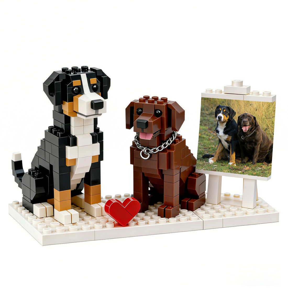 Personalized DIY Educational Building Bricks - Custom with Photos for Couple, Pet & All Occasions | Unique Holiday Gift, Create Your Own Photo Puzzle Blocks