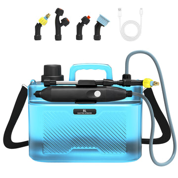 Electric Spray Gun 5L, Irrigation Sprayer for Watering Plants, Electric Spray Bottle with Shoulder Strap for Garden, Lawn, and Car Washinging